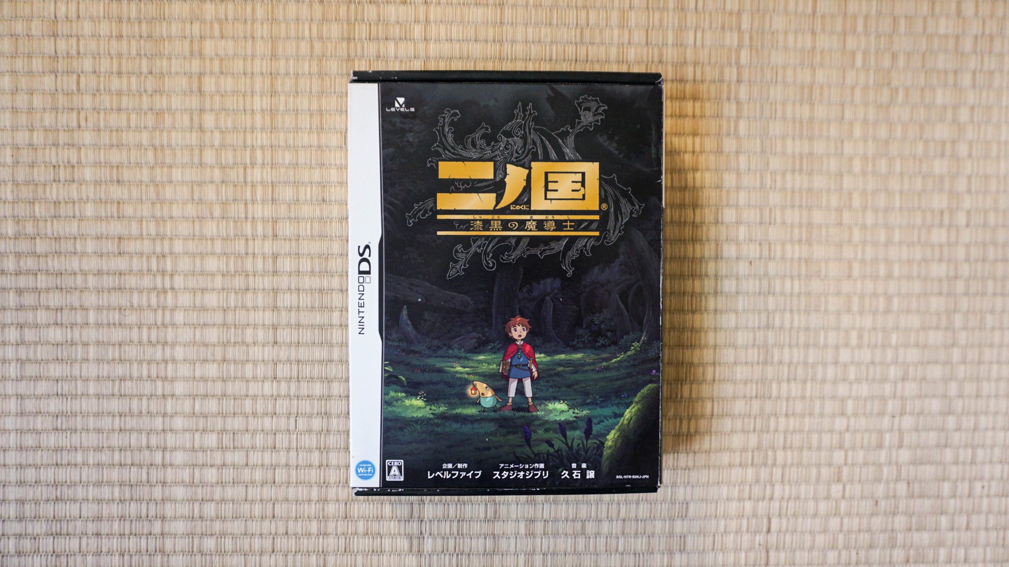 Photo du jeu Ni No Kuni sur Nintendo DS édition Collector version japonaise, vue de dessus