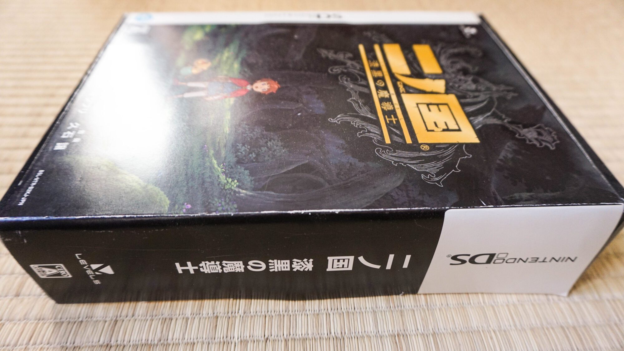 Photo du jeu Ni No Kuni sur Nintendo DS édition Collector version japonaise, vue de côté