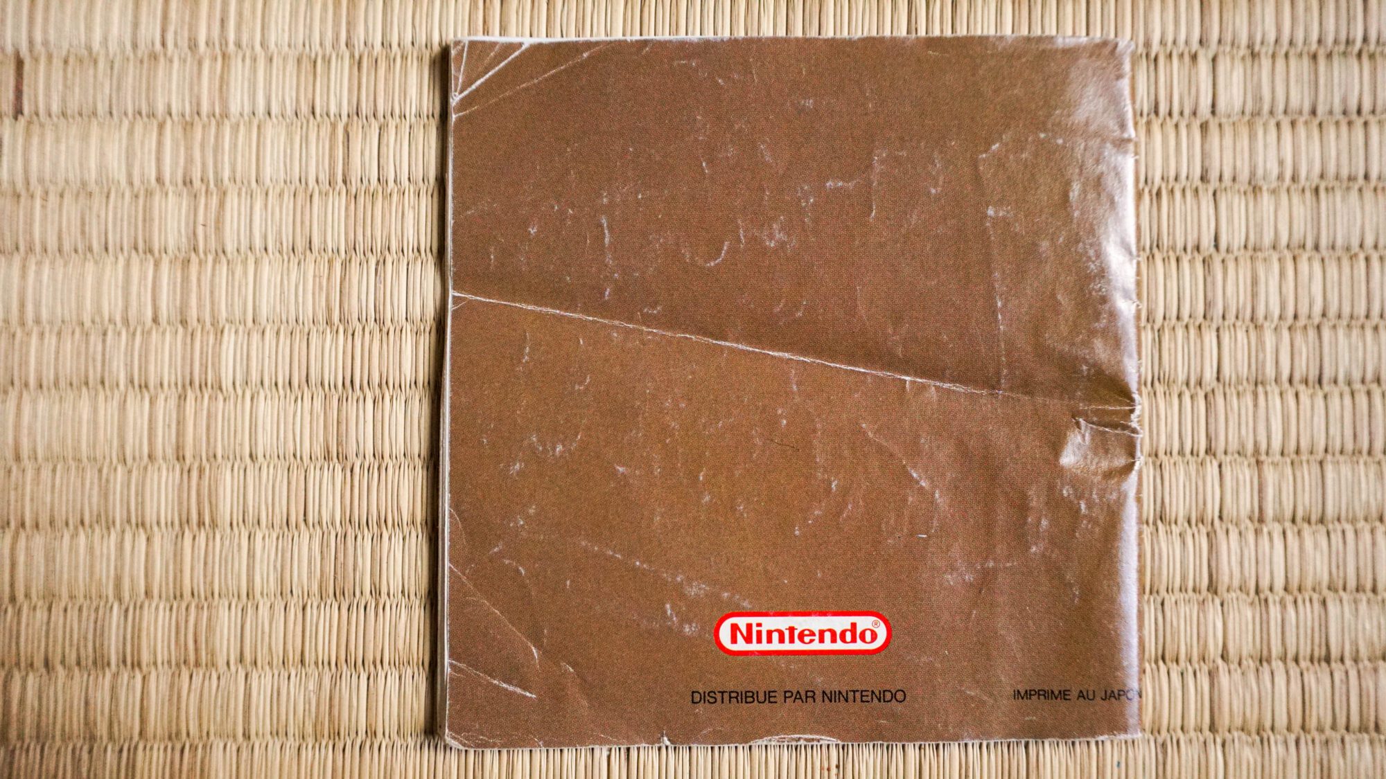 Photo du jeu The Legend of Zelda Link's Awakening sur Game Boy, livret vue de dos
