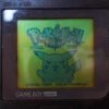 Photo d'une Game Boy Pocket Noire, vue de l'écran qui fonctionne