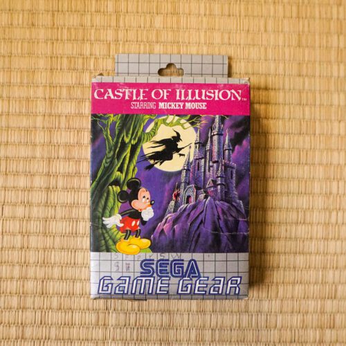 Photo du jeu Castle of Illusion Starring Mickey Mouse sur Game Gear, vue de dessus