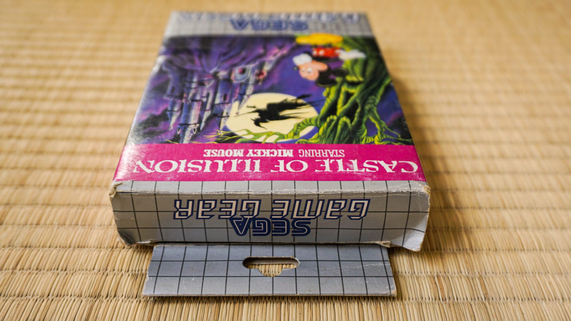 Photo du jeu Castle of Illusion Starring Mickey Mouse sur Game Gear, vue de côté